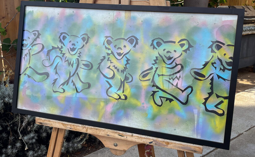 Grateful Bears Stencil | SOLD