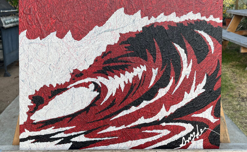 Wave in Red